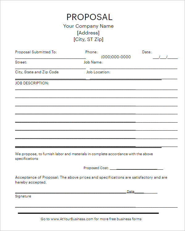 40+ Free Proposal Writing Formats PDF, Example Templates