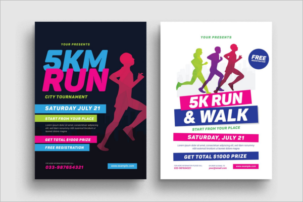 5K Running Event Flyer Template