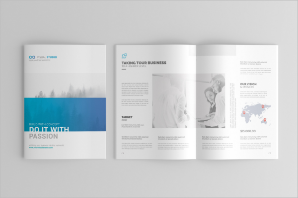 A4 Brochure Catalogue Design