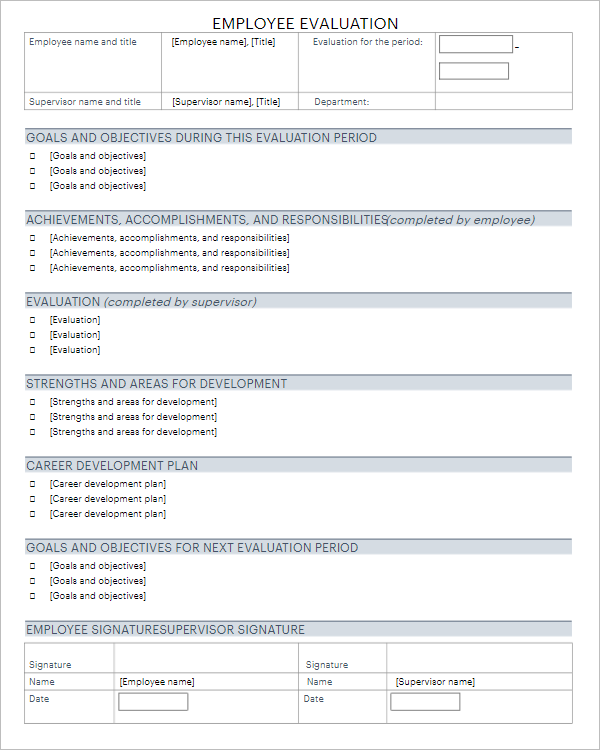 Advance Teacher Evaluation Form