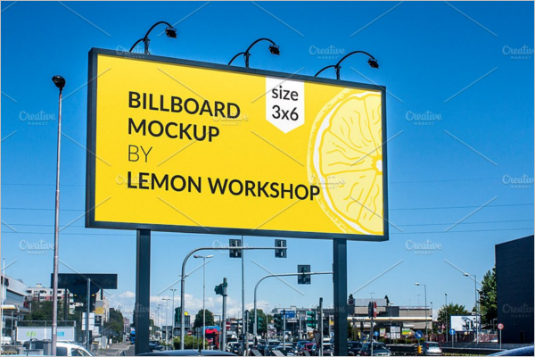 Advertising Billboard Mockup Design
