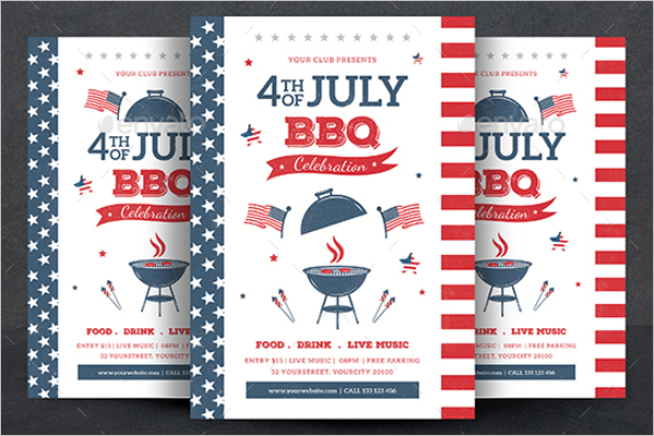 American BBQ Flyer Template