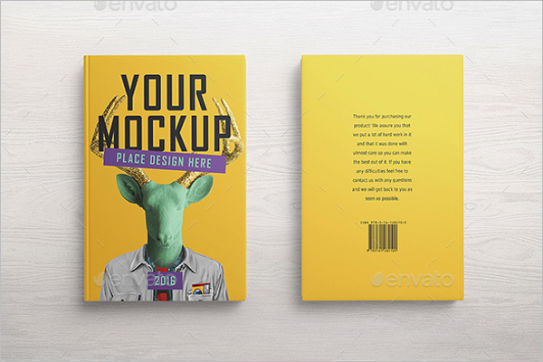 Animated Book Cover Mockup Design