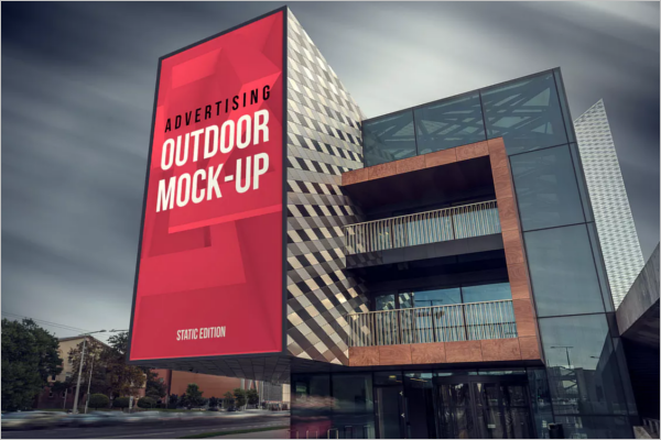 Animated Outdoor Mockup Design
