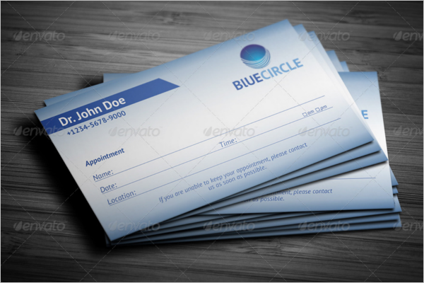 Appointment Business Card Template