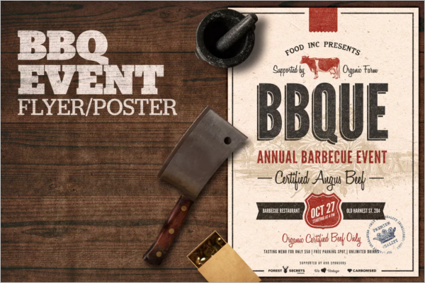 BBQ Event Flyer Design