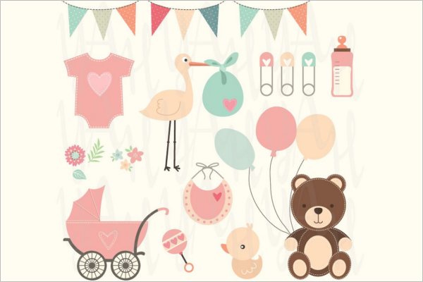 Beautiful Baby Shower Banner Template