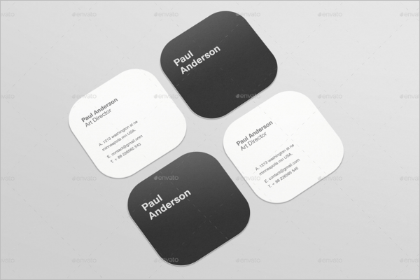 Best Square Business Card Template