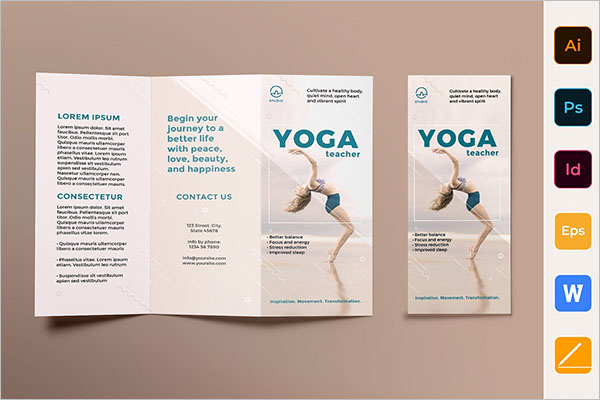 Best Yoga Brochure Templates