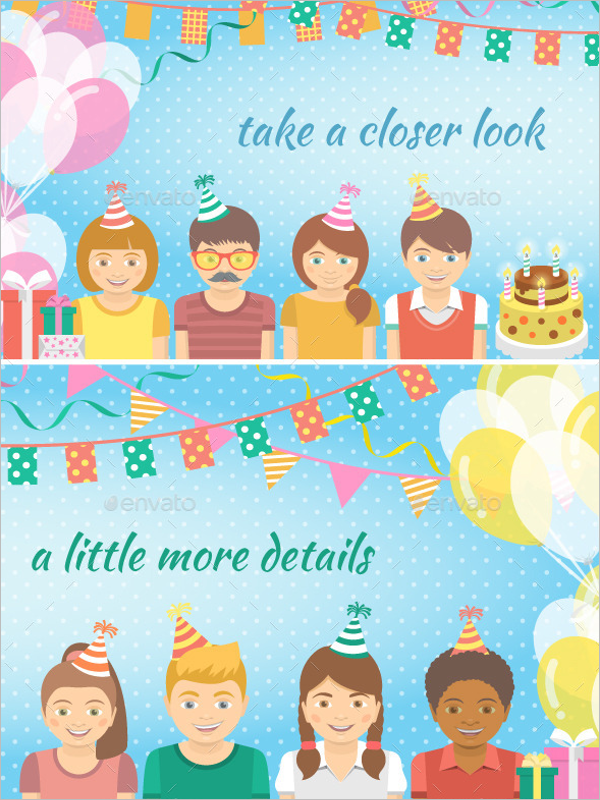 Birthday Party Banner Template