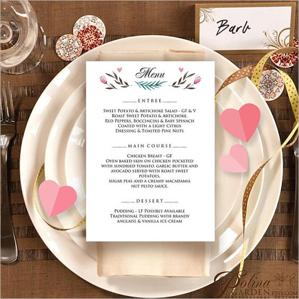 37+ Birthday Menu Card Templates Free PSD, Word Design Ideas