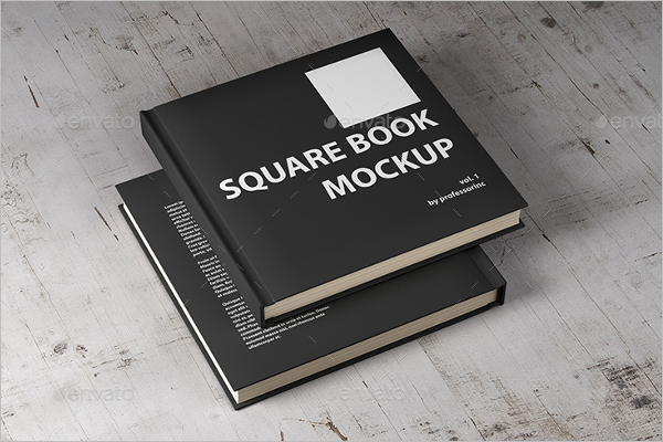 Black Book Cover Mockup Design