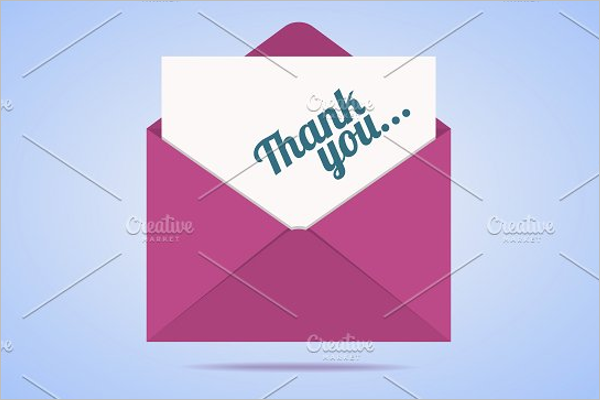 Blank Thank You Card Template