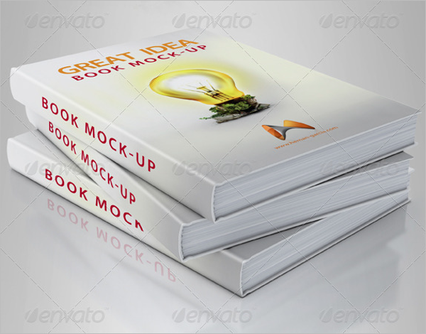 Book Cover Mockup Clean Design