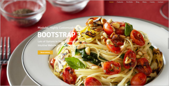 Bootstrap Restaurant Template