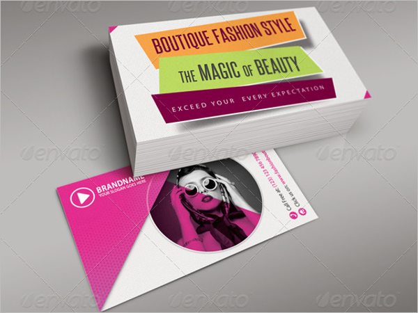 Branded Fashion Card Photoshop Template