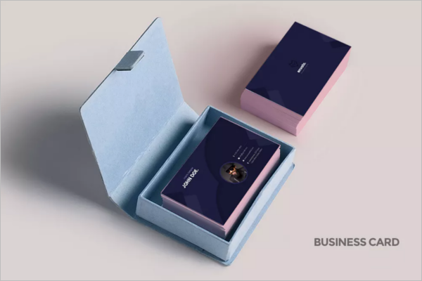 Business Card With Box Design
