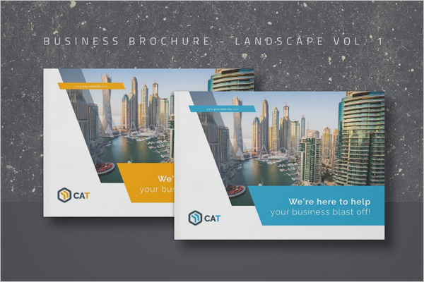 Business Landscape Brochure Template