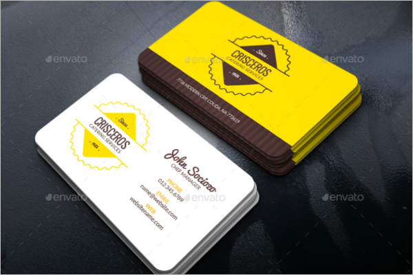 Catering Business Card Design