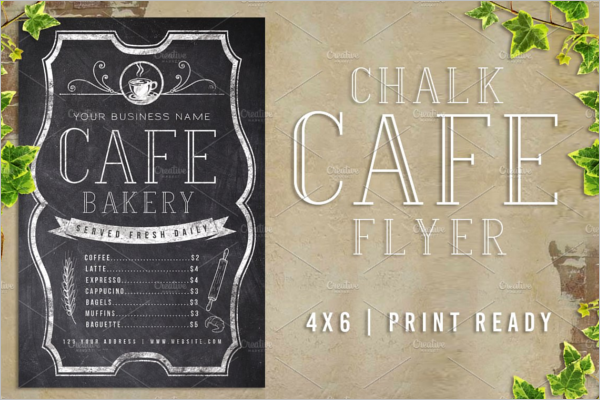 Chalk Cafe Flyer Menu