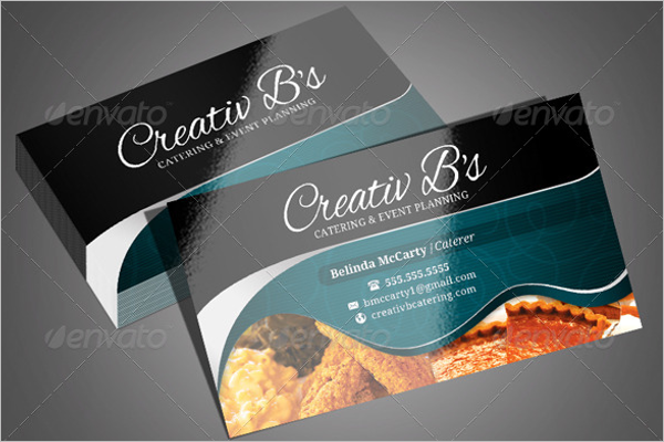 Chef's Catering Business Card Template