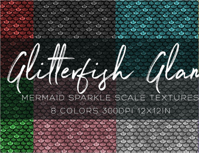 Clean Fish Scale Texture Design