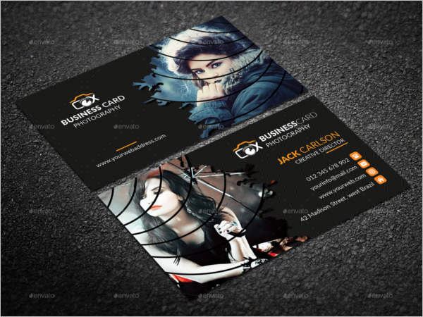 Clean Photography Business Card Template
