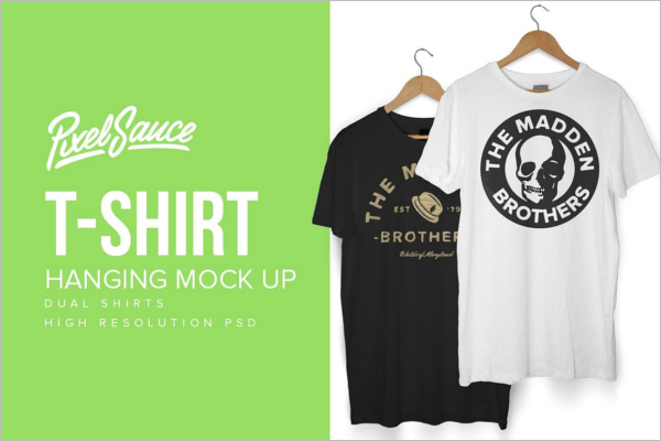 Clean T-Shirts Mockup Design