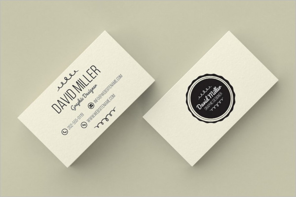 Clean Vintage Business Card Template
