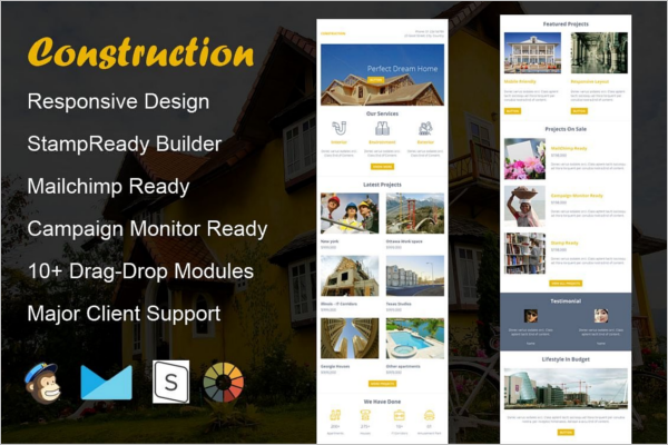 Construction Email Design Template