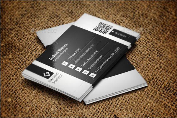 Corporate Black & White Business Card