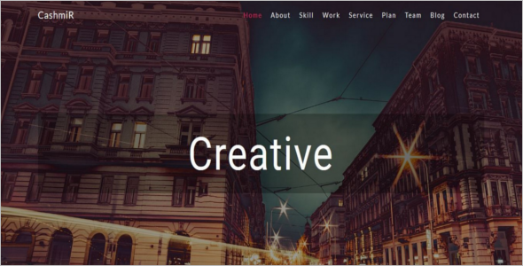 Creative Bootstrap Template