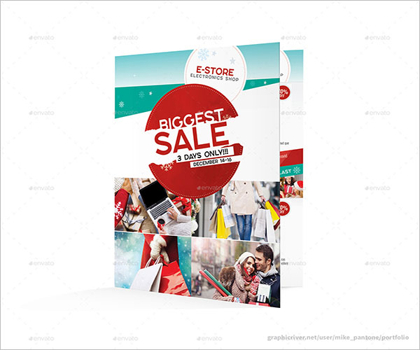 Creative Christmas Brochure Sale
