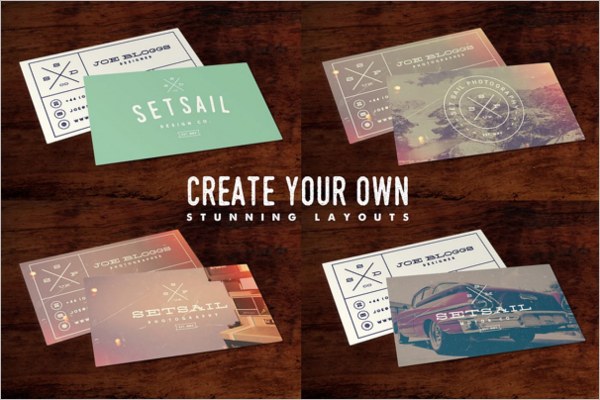 Customisable Vintage Business Card Template