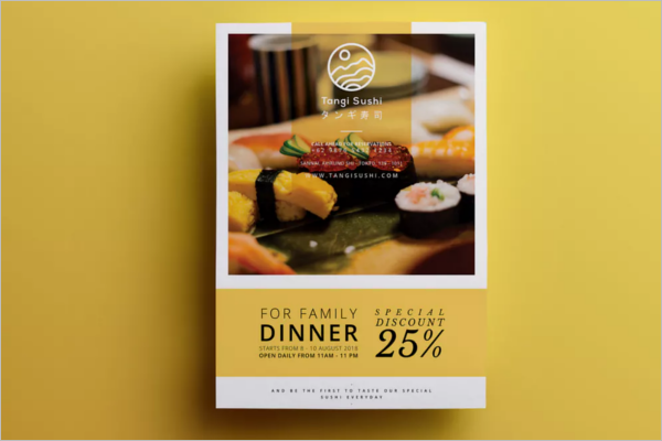 Customizable Restaurant Flyer Design