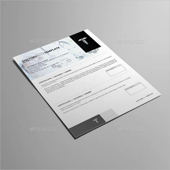  Doctor Note Design Template 