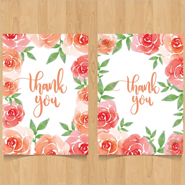 DownloadÂ Floral Thank You Card Design