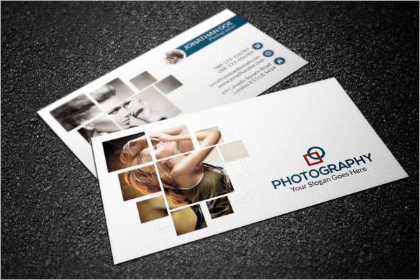 Editable Photographer Business Card Design