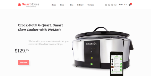 Electronics Store OpenCart Template