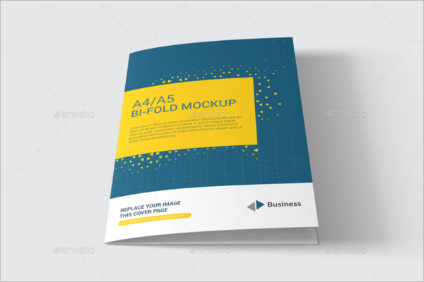 Elegant A4 Brochure Mockup Design