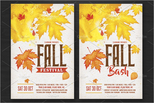 Fall Bash Flyer Template