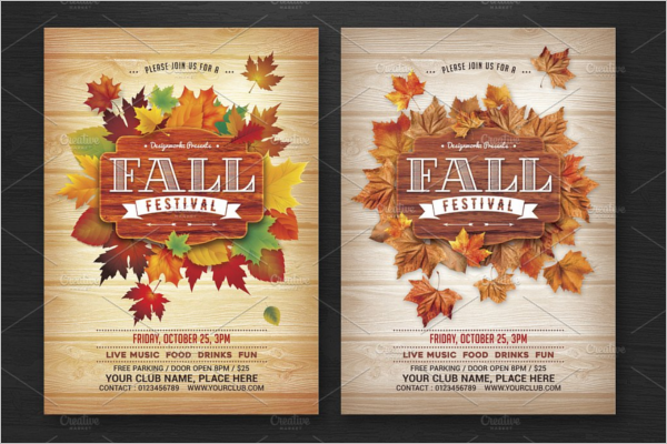 Fall Flyer Template For MAC