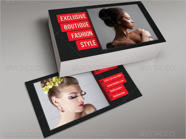 Fashion Business Card Print Template