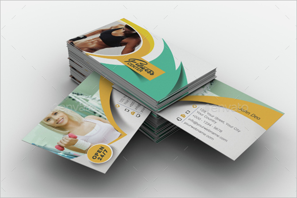 Fitness & Yoga Business Card Design