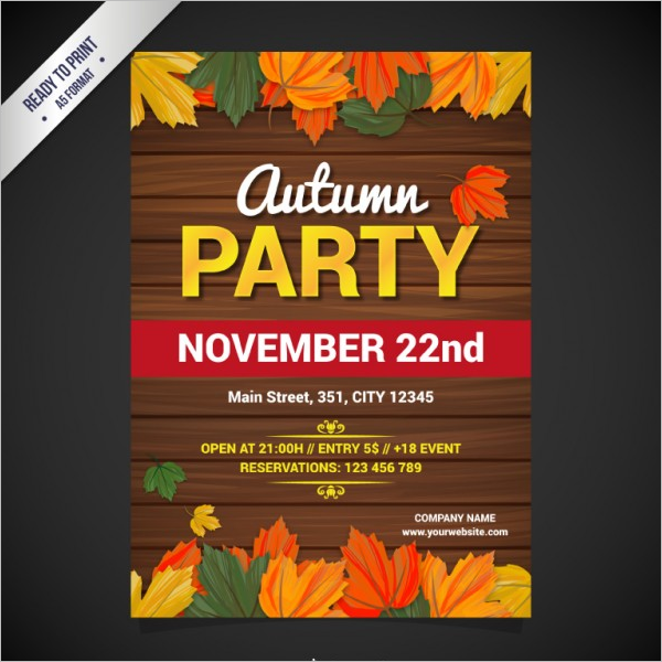 Free Fall Flyer Template