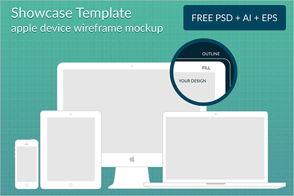 Free Wireframe Mockup Template