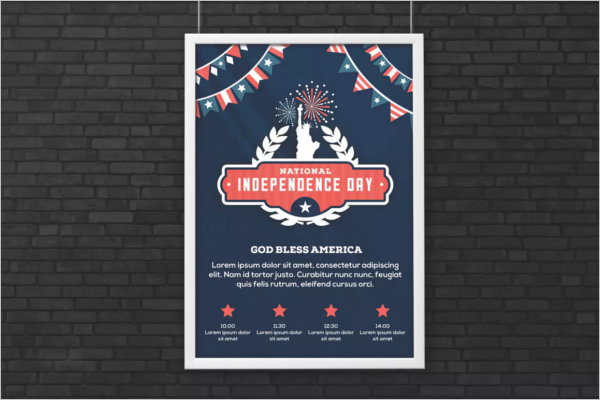 Freedom Flag Flyer Template