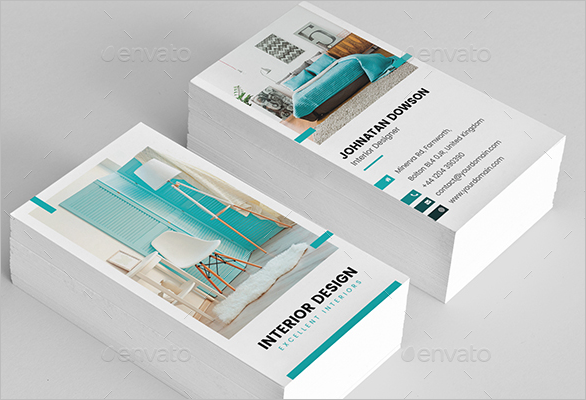 Furniture Business Card Vertical Design