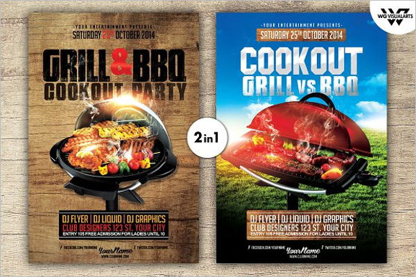 Grill BBQ Flyer Template