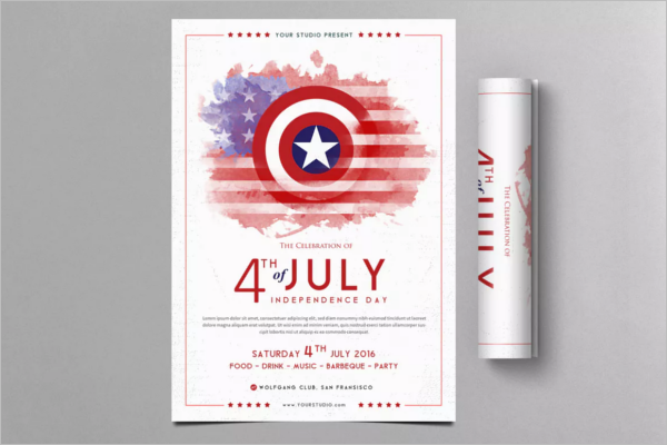 High-Quality Flag Flyer Template